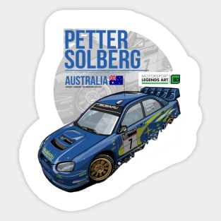 Petter Solberg 2003 Australia Sticker